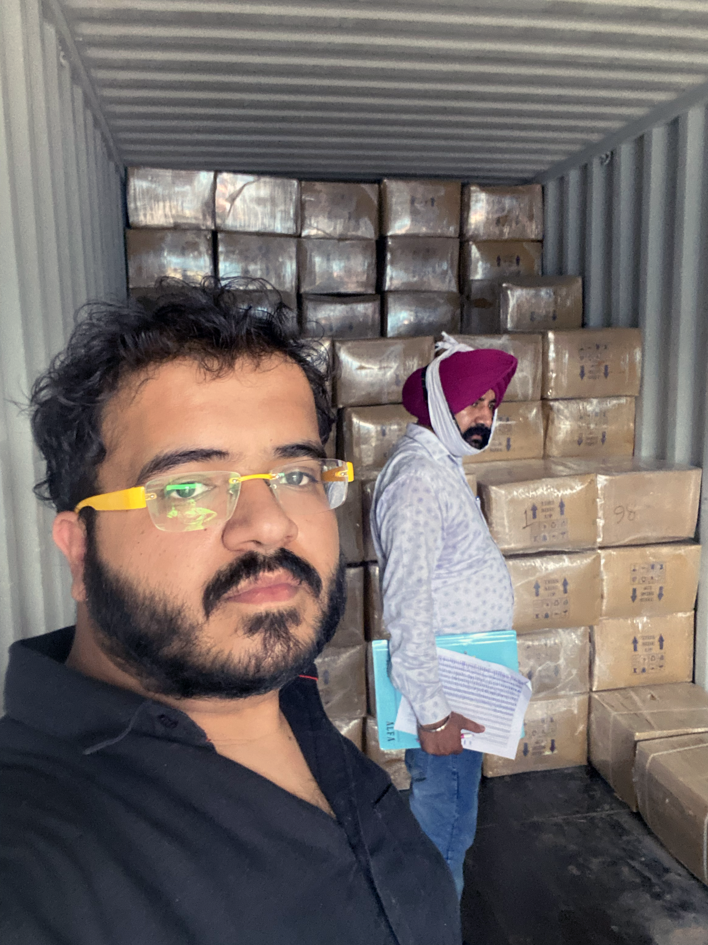 container filling